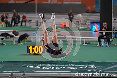 European Athletics Indoor Championships Test Races Editorial Stock Photo