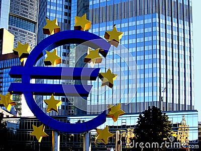European Central Bank, Frankfurt Stock Photo