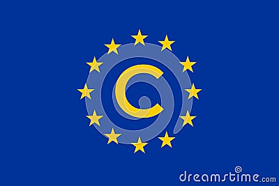 The european copyright directive including article 13 has been approved the european parliament Vector Illustration