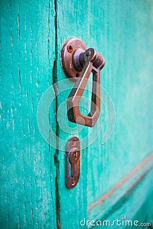 European door handle Stock Photo