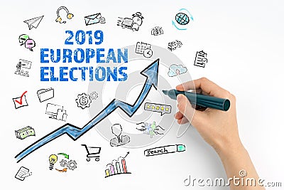 2019 European elections Concept Stock Photo