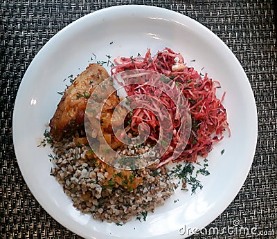 European food. Lunch. Stock Photo