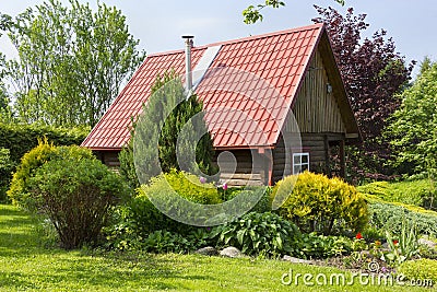 European garden Stock Photo