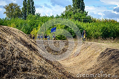 European Heritage Days in Ukraine. Presentation of the walking tour Editorial Stock Photo