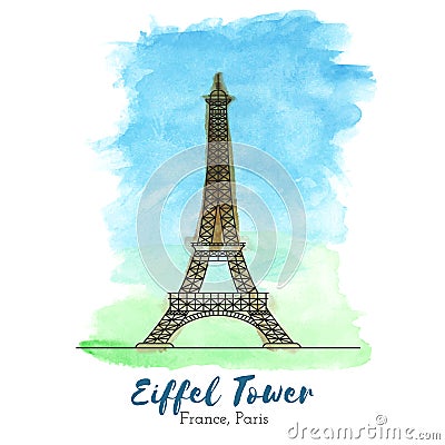 European landmark vector illustration Vector Illustration