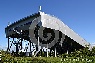 European largest indoor ski slope Editorial Stock Photo