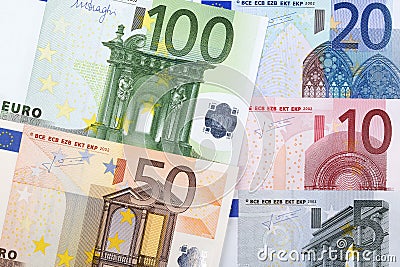 European money, a bacground Stock Photo