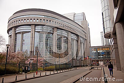 European Parliament Editorial Stock Photo