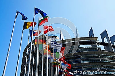 European parliament Stock Photo