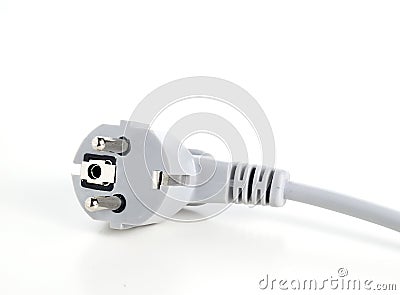 European power plug Stock Photo