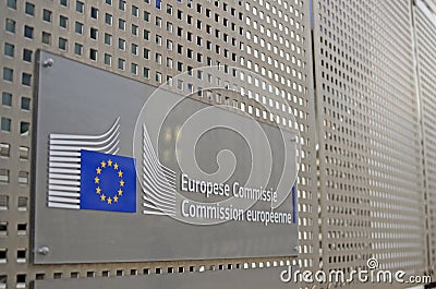 European Union - European Commission Editorial Stock Photo