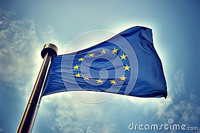 European Union flag Stock Photo