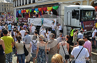 EuroPride Parade Editorial Stock Photo