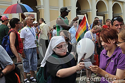EuroPride Parade Editorial Stock Photo