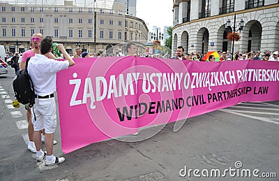 EuroPride Parade Editorial Stock Photo