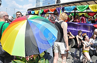 EuroPride Parade Editorial Stock Photo