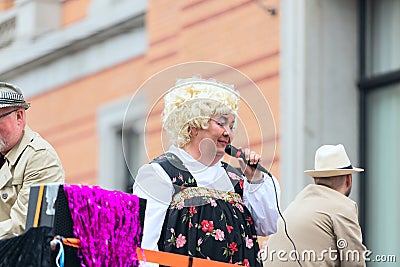 Europride parade in Oslo blond Editorial Stock Photo