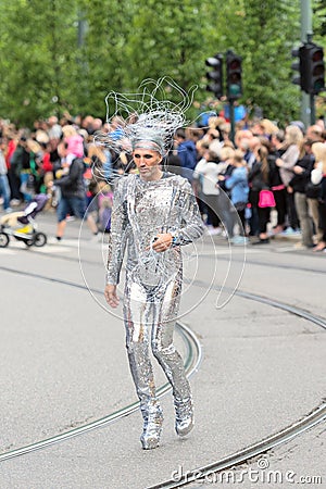 Europride parade in Oslo silverman Editorial Stock Photo