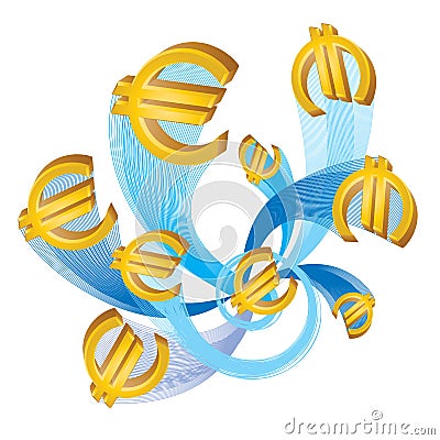 Euros Vector Illustration