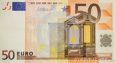 50 euros Editorial Stock Photo