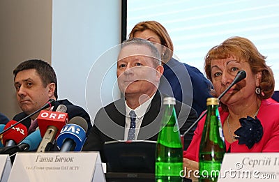 2017 Eurovision Song Contest press briefing in Kyiv Editorial Stock Photo