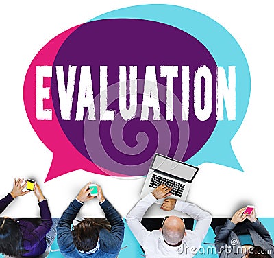 Evaluation Consideration Analysis Criticize Analytic Concept Stock Photo