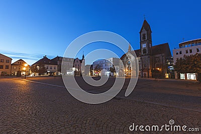 Evangelical Church in Tarnowskie Gory Stock Photo