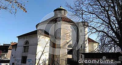 Evangelical church in Zemun Editorial Stock Photo