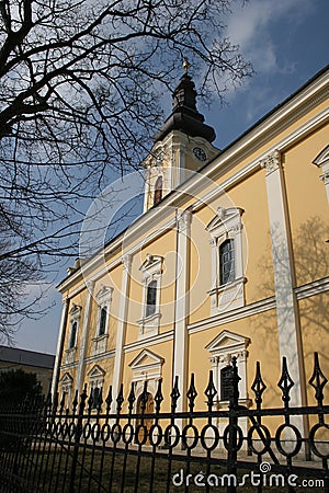 Evangelical temple Stock Photo