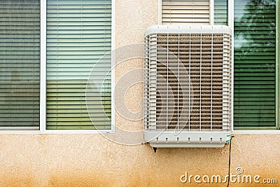 Evaporative Cooler Stock Photo