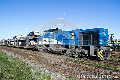 Evb freight train Editorial Stock Photo
