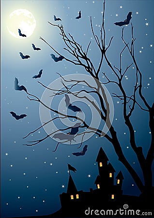 Eve of halloween Vector Illustration