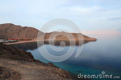 Evening Gulf of Aqaba Stock Photo