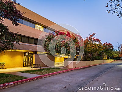 Evening of the Health Sciences Campus of University of Oklahoma Editorial Stock Photo