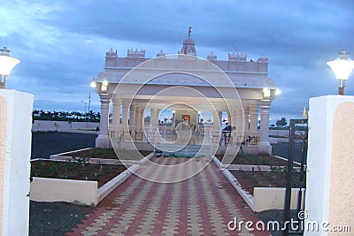 Lord ganesha Temple near Latur Editorial Stock Photo