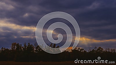 Evening stormy sky Stock Photo