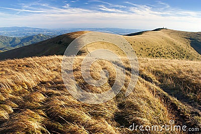 Evening view of Velka Fatra mountains Stock Photo