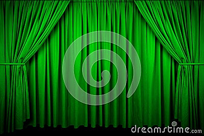 Event Curtain Stock Photo