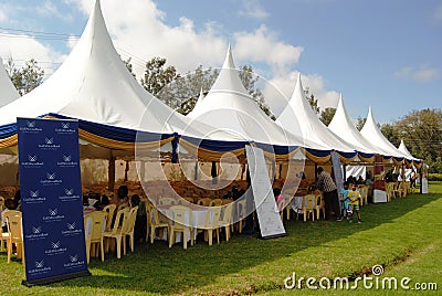 Event Management Tents Nairobi Kenya Editorial Stock Photo