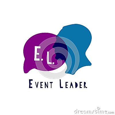 Event manager logo. Vector Illustration