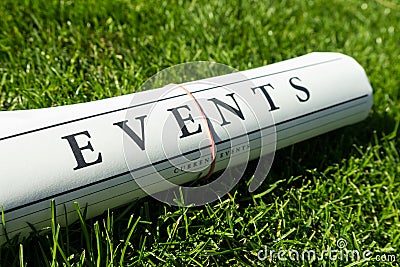 Event news Stock Photo