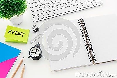 Event planning concept Stock Photo