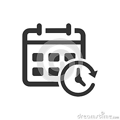 Event Schedule Icon Stock Photo