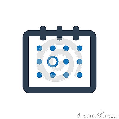 Event Schedule Icon Vector Illustration