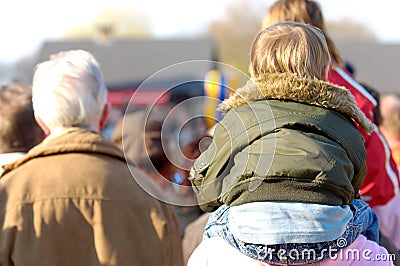 Event spectators Stock Photo