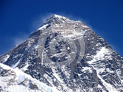 Everest peak Stock Photo