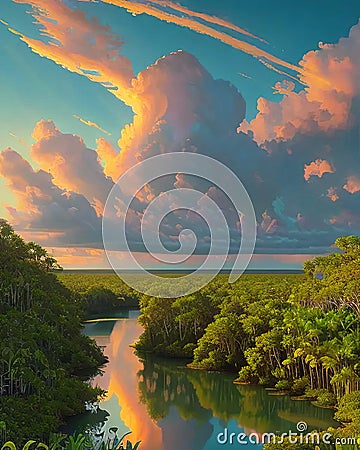 Everglades National Park Stock Photo