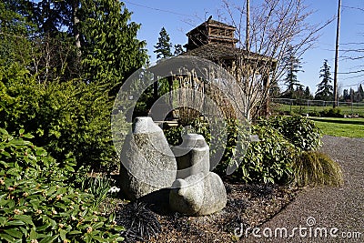 Evergreen Arboretum & Gardens Editorial Stock Photo