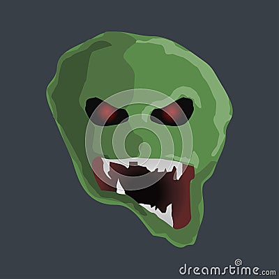 Every Night and Day Monster Vector Illustration