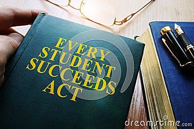 Every Student Succeeds Act ESSA. Stock Photo